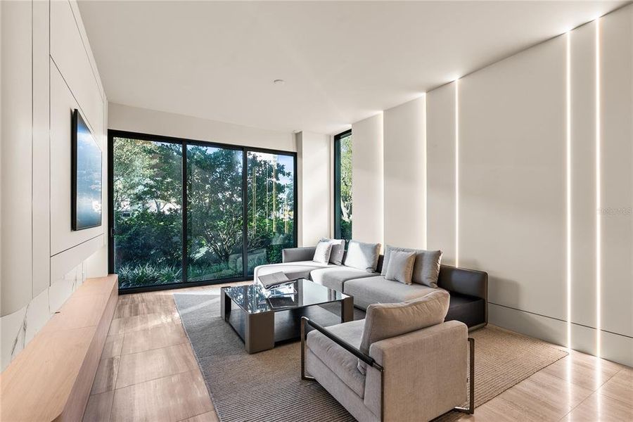 Furnished interior view inside a new home in , Tampa (Image 10). Furnished interior view inside a new home in , Tampa (Image 10).