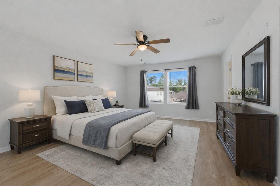 Furnished interior view inside a new home in Bradford Pointe, Summerville (Image 7).