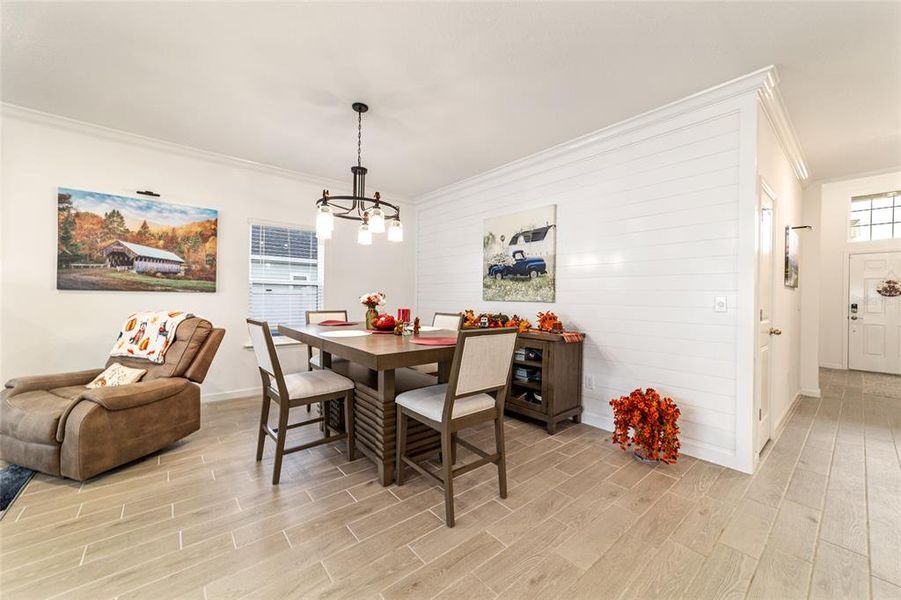 Furnished interior view inside a new home in Country Lane Estates, Williston (Image 8).