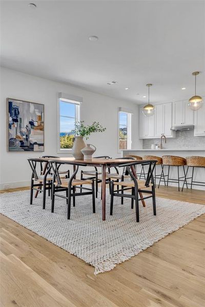 Furnished interior view inside a new home in , Dallas (Image 13).