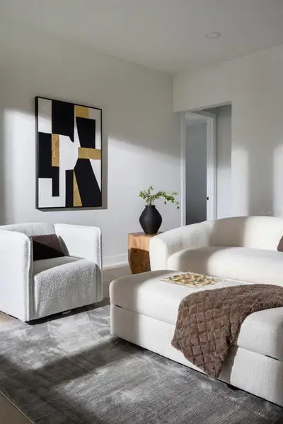 Furnished interior view inside a new home in City Homes - South Tampa, Tampa (Image 10).