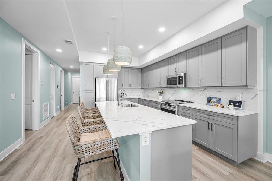 Furnished interior view inside a new home in , Madeira Beach (Image 43).