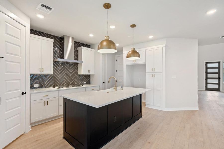 Furnished interior view inside a new home in Lariat, Liberty Hill (Image 5).