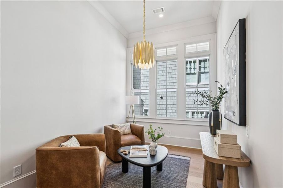 Furnished interior view inside a new home in , Atlanta (Image 43). Furnished interior view inside a new home in , Atlanta (Image 43).