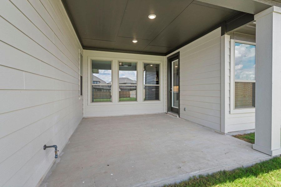 Rear Covered Patio