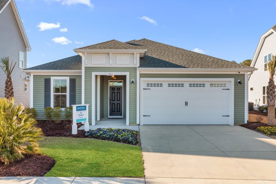 Representative exterior photo of a completed home built from the The Redbud by Chesapeake Homes in Coastal Club of the Carolinas, Calabash, NC (Image 28). Representative exterior photo of a completed home built from the The Redbud by Chesapeake Homes in Coastal Club of the Carolinas, Calabash, NC (Image 28).