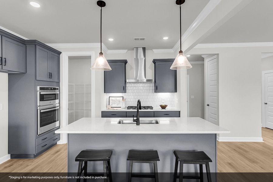 Furnished interior view inside a new home in Pineland Preserve, Summerville (Image 10).