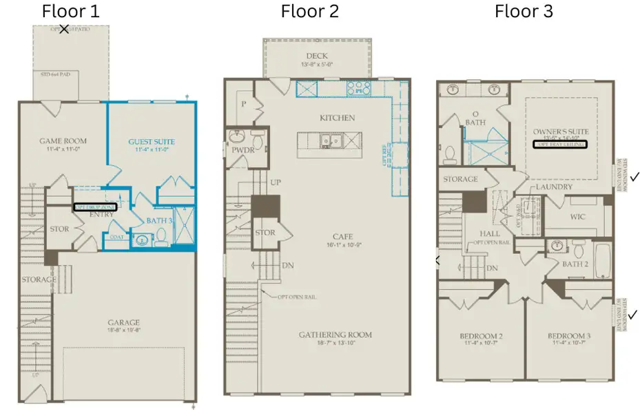 2D floor plan layout of this home in Prestwick, Apex, NC (Image 5). 2D floor plan layout of this home in Prestwick, Apex, NC (Image 5).