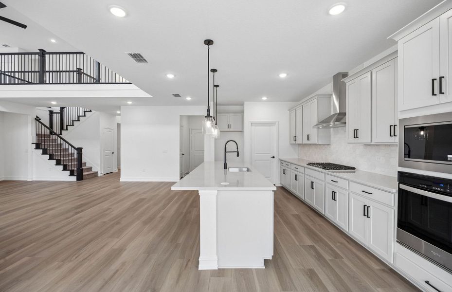 Furnished interior view inside a new home in Wilson Creek Meadows, Celina (Image 5).
