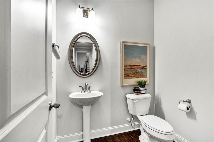 Furnished interior view inside a new home in The Estates at Hurricane Pointe, Douglasville (Image 7). Furnished interior view inside a new home in The Estates at Hurricane Pointe, Douglasville (Image 7).