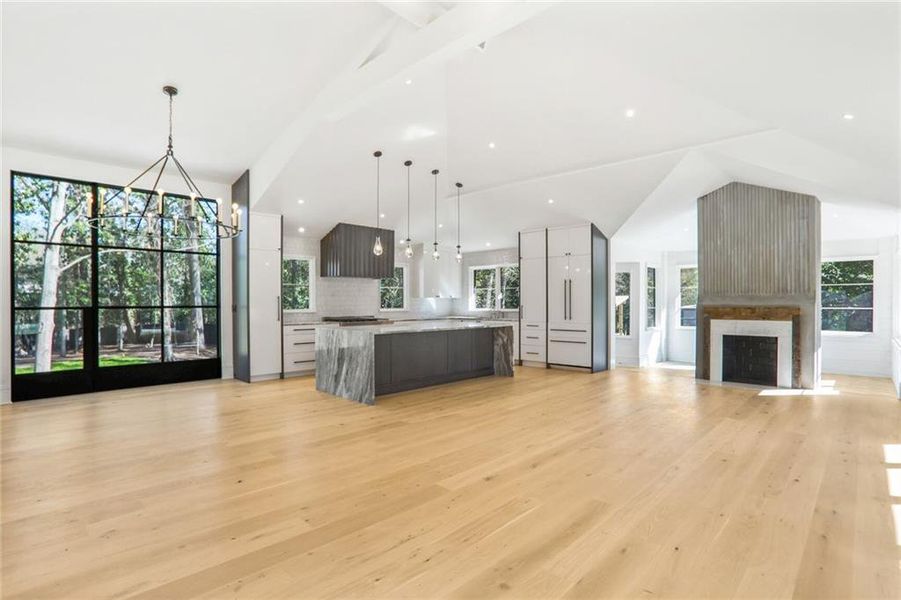 Furnished interior view inside a new home in , Atlanta (Image 8).