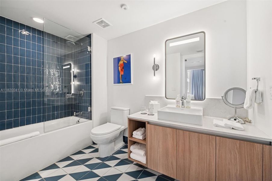 Furnished interior view inside a new home in , Miami (Image 4).