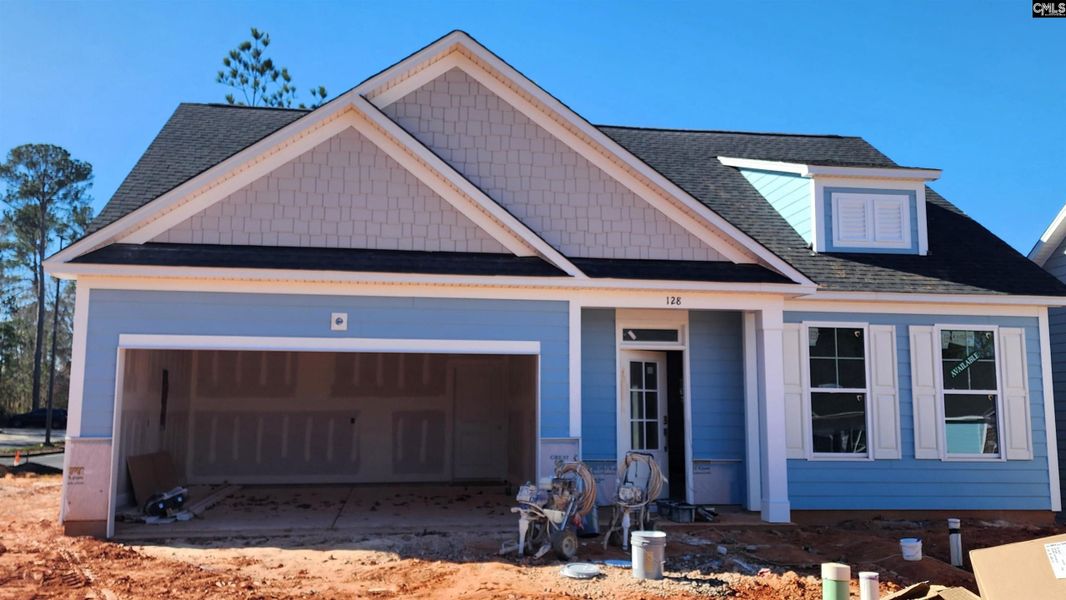 In-progress construction of a new home in Bickley Station, Irmo, SC (Image 22).