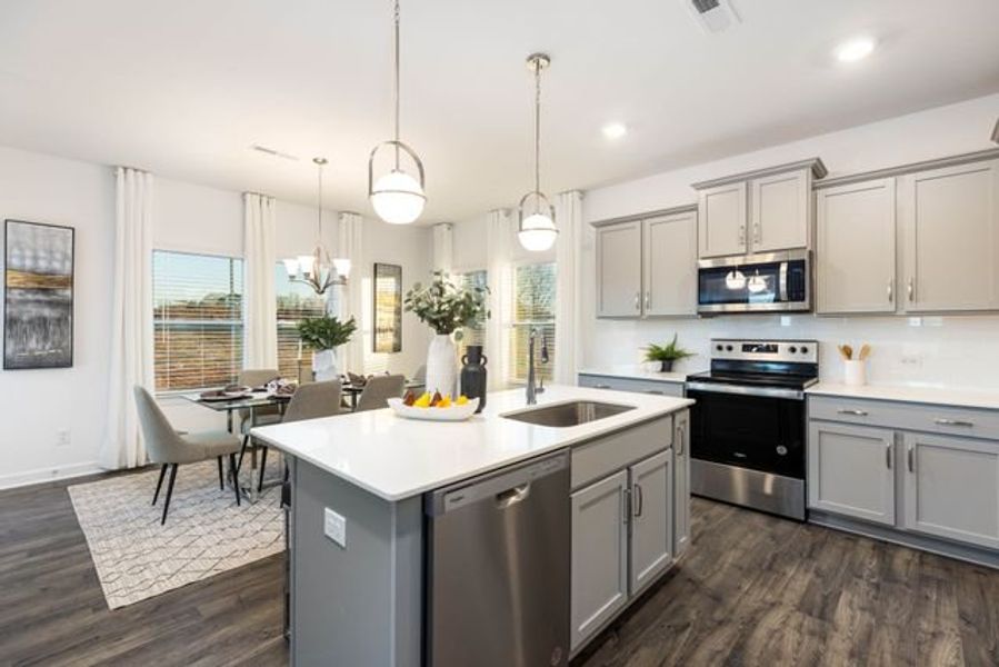 Representative furnished interior of a home built from the Calhoun by True Homes in Edgewater - The Greens, Lancaster (Image 6). Representative furnished interior of a home built from the Calhoun by True Homes in Edgewater - The Greens, Lancaster (Image 6).