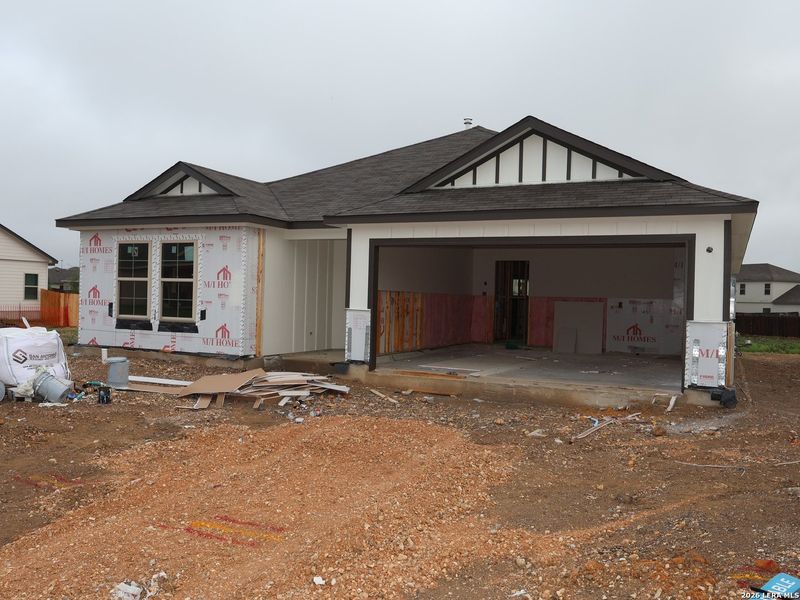 In-progress construction of a new home in Winding Brook, San Antonio, TX (Image 33).