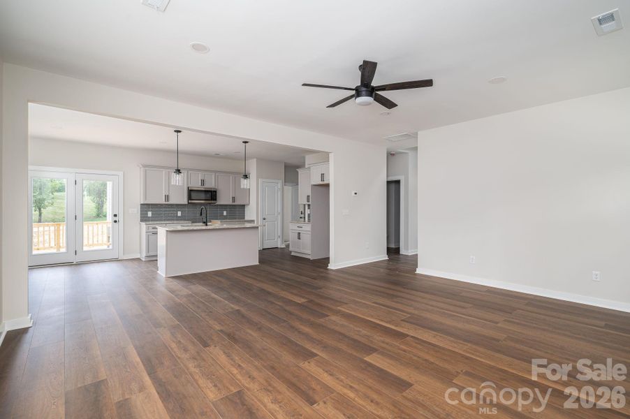 Living Room to Kitchen