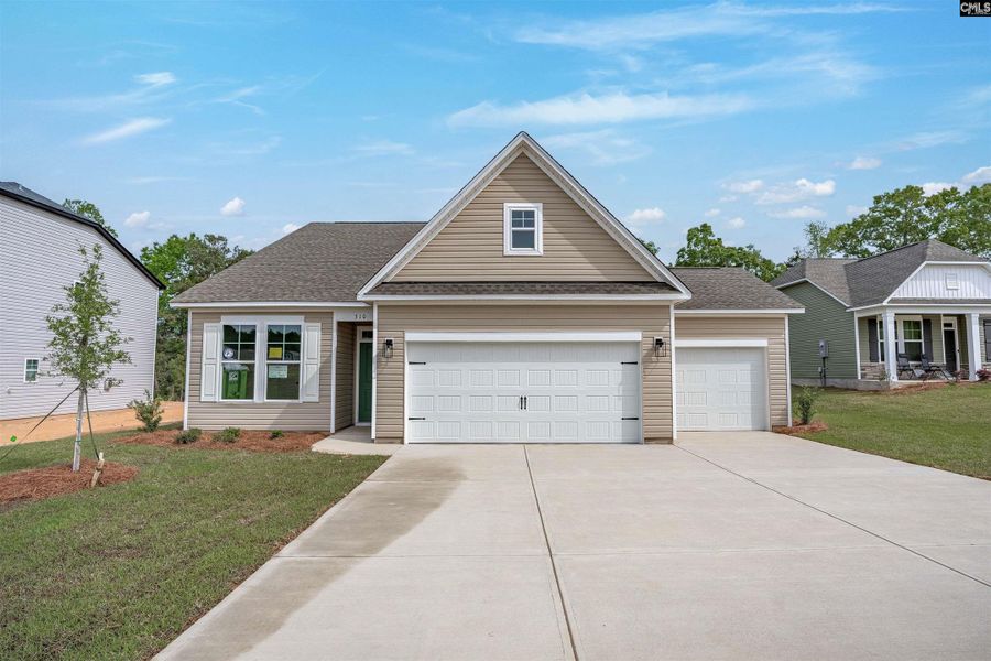Front exterior of a new home in Rolling Hills, Prosperity, SC, highlighting curb appeal (Image 1). Front exterior of a new home in Rolling Hills, Prosperity, SC, highlighting curb appeal (Image 1).