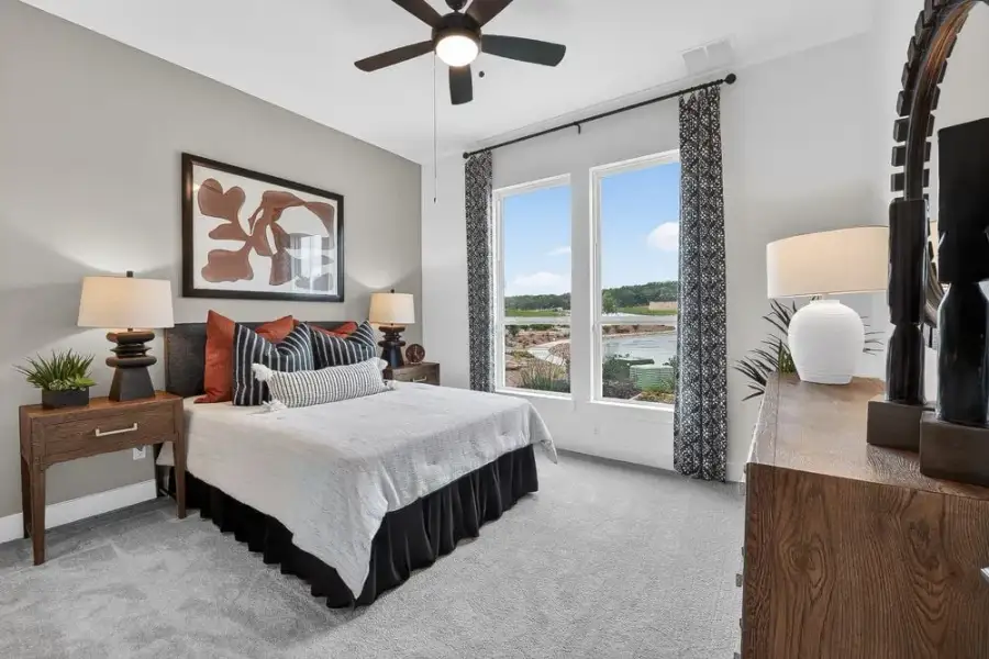 Representative furnished interior of a home built from the Lamar by Taylor Morrison in Eastwood, Manor (Image 18).