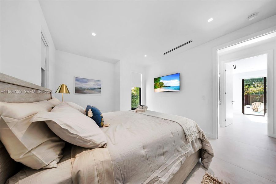 Furnished interior view inside a new home in , Miami (Image 10).