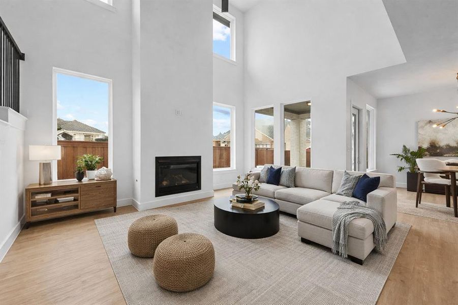 Furnished interior view inside a new home in , Frisco (Image 14).