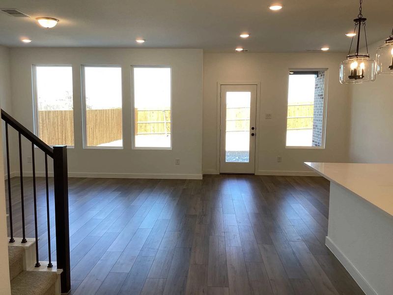 Open Kitchen-Living-Dining Room Construction Progress