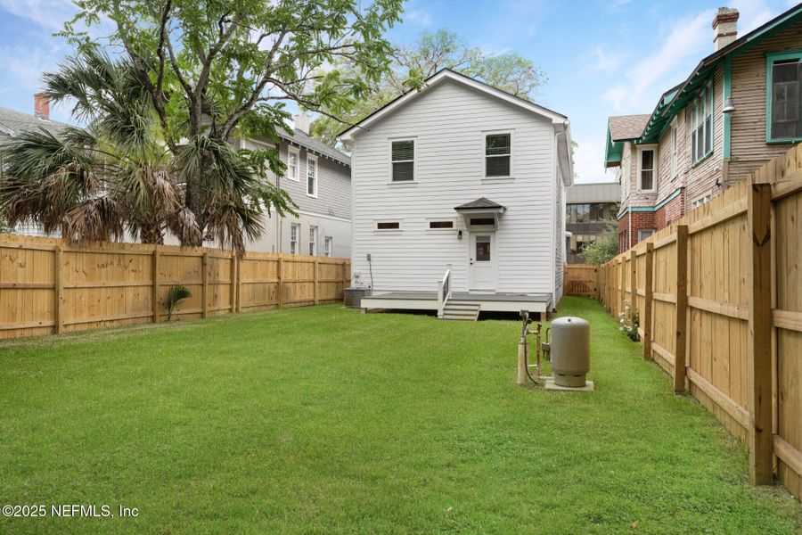 Exterior details and patio area of a home in , Jacksonville (Image 3). Exterior details and patio area of a home in , Jacksonville (Image 3).