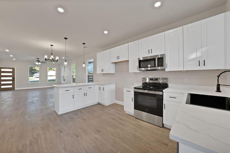 Furnished interior view inside a new home in , Granbury (Image 5).