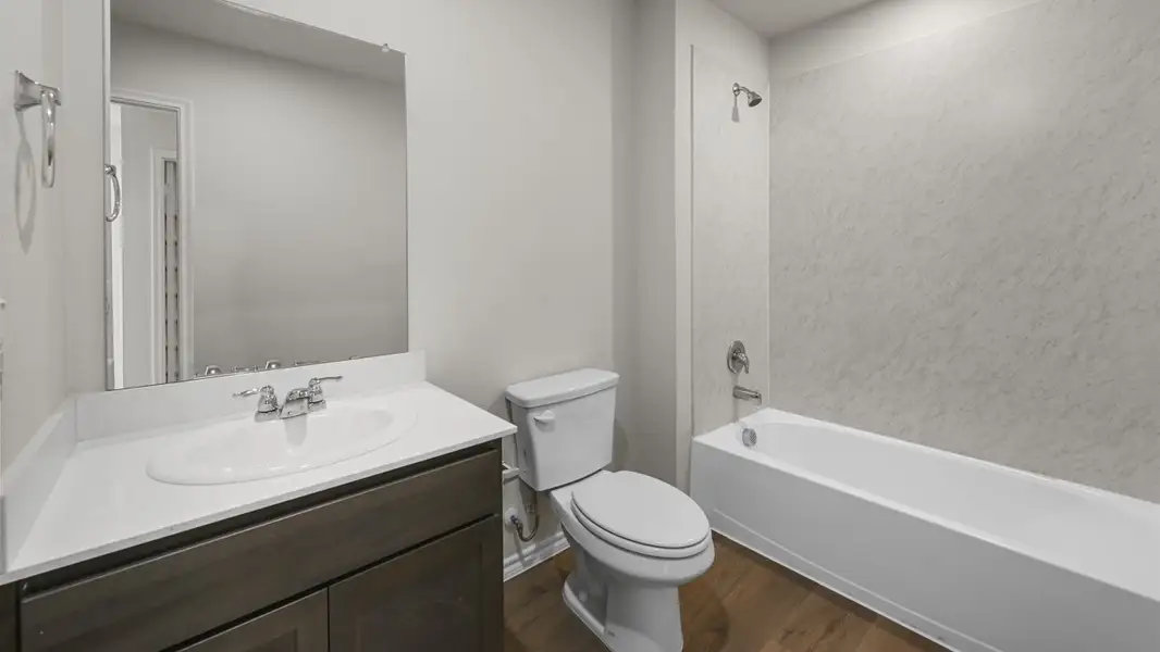 Furnished interior view inside a new home in Wildcat Ranch, Crandall (Image 4).