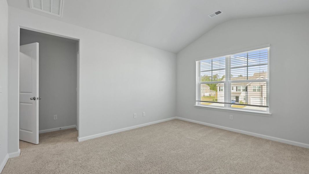 Representative unfurnished interior of a home built from the DENMARK by D.R. Horton in Pine Hills Townhomes at Cane Bay, Summerville (Image 20).