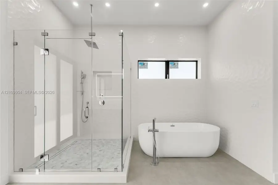 Furnished interior view inside a new home in , Miami (Image 8).