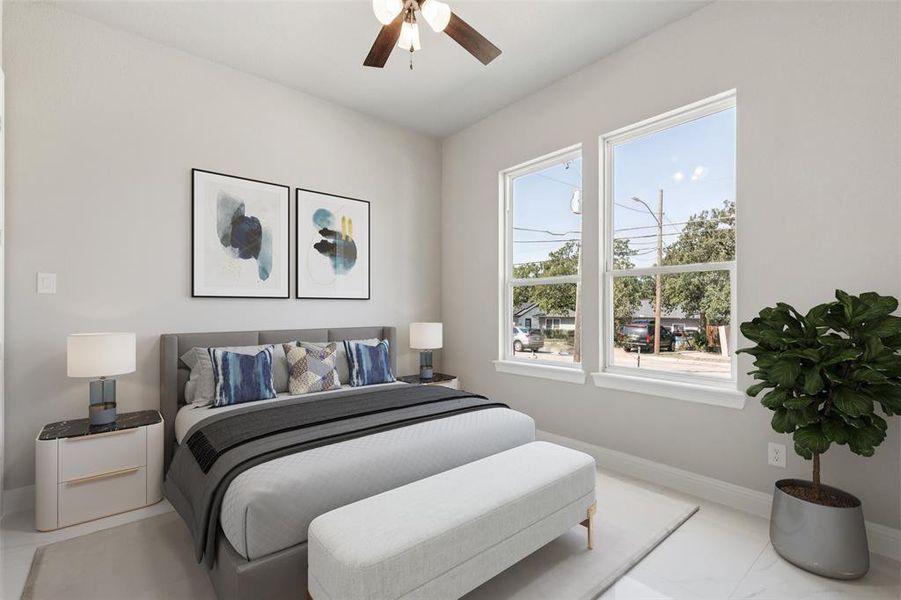 Furnished interior view inside a new home in , Fort Worth (Image 13).