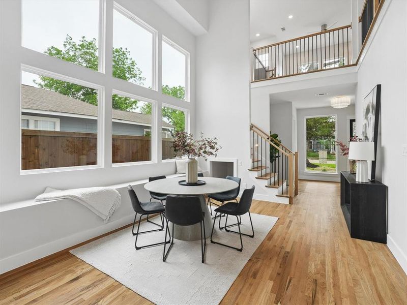 Furnished interior view inside a new home in , Dallas (Image 9).