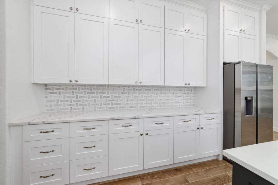 So much cabinet space (with soft close doors!). You'll have a place for it all! So much cabinet space (with soft close doors!). You'll have a place for it all!