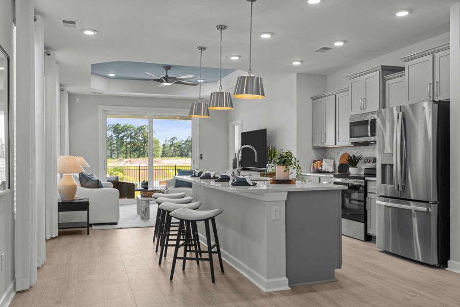 Representative furnished interior of a home built from the The Orchid by Chesapeake Homes in Coastal Club of the Carolinas, Calabash (Image 16).