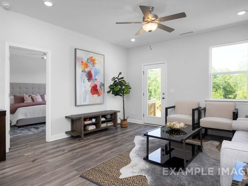 Representative furnished interior of a home built from the The Carter B by Davidson Homes LLC in Wellers Knoll, Lillington (Image 14).