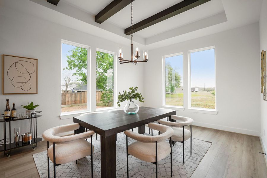 Furnished interior view inside a new home in Magnolia Bend, Rosharon (Image 9).