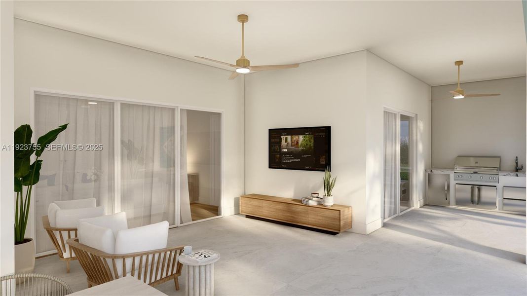 Furnished interior view inside a new home in , Punta Gorda (Image 10).