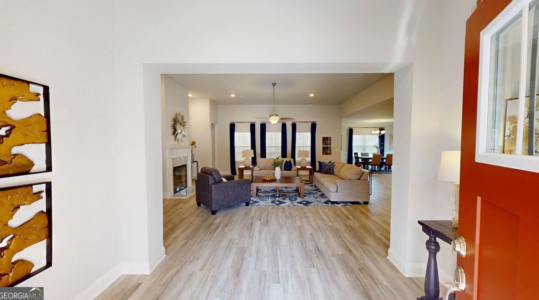 Furnished interior view inside a new home in Holliday Pass, Griffin (Image 3).