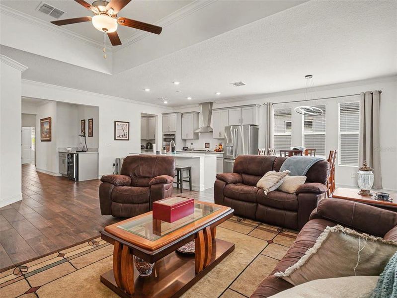 Furnished interior view inside a new home in Stonegate Preserve, Palmetto (Image 10).