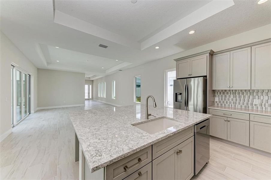 Furnished interior view inside a new home in Aqua Single Family Homes, Bradenton (Image 12).