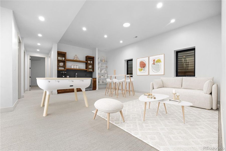 Furnished interior view inside a new home in , Denver (Image 20).