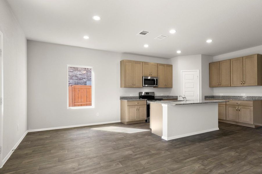 Furnished interior view inside a new home in Oaks at San Gabriel, Georgetown (Image 7). Furnished interior view inside a new home in Oaks at San Gabriel, Georgetown (Image 7).