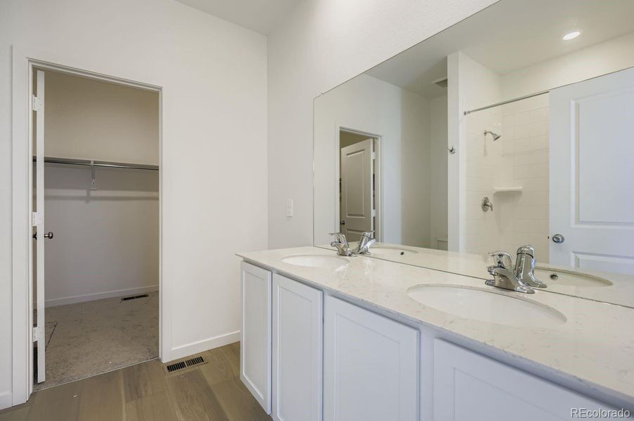 Furnished interior view inside a new home in Ledge Rock: The Petal Collection, Johnstown (Image 5).