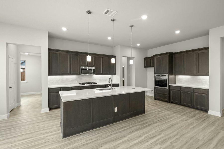 Furnished interior view inside a new home in Westside Preserve - 70ft. lots, Midlothian (Image 6). Furnished interior view inside a new home in Westside Preserve - 70ft. lots, Midlothian (Image 6).