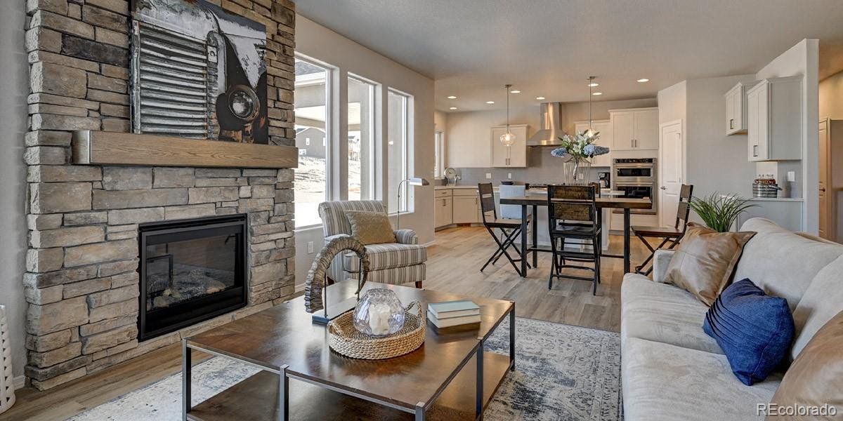 Furnished interior view inside a new home in , Monument (Image 9). Furnished interior view inside a new home in , Monument (Image 9).