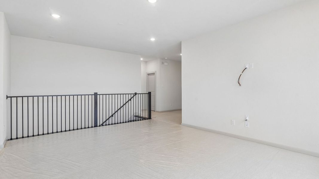 Representative unfurnished interior of a home built from the Toulouse II by Normandy Homes in Rainwater Crossing, Celina (Image 15).