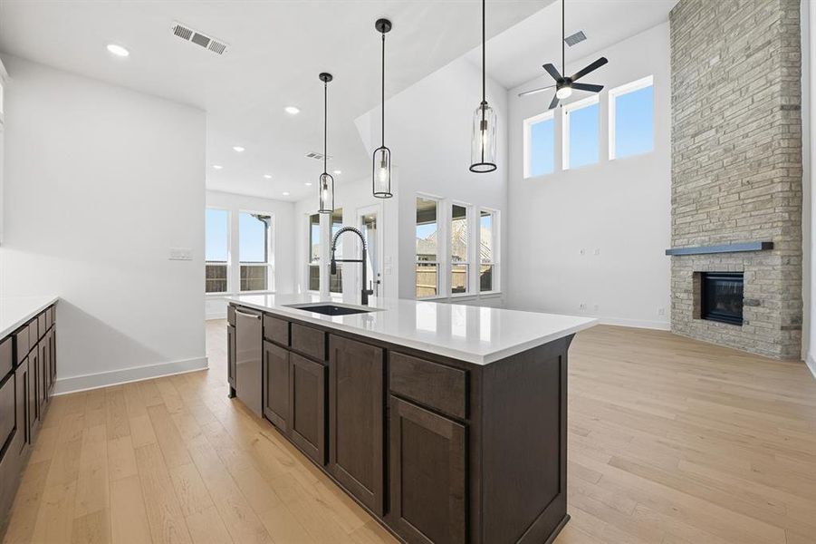 Furnished interior view inside a new home in Tavolo Park, Fort Worth (Image 7).
