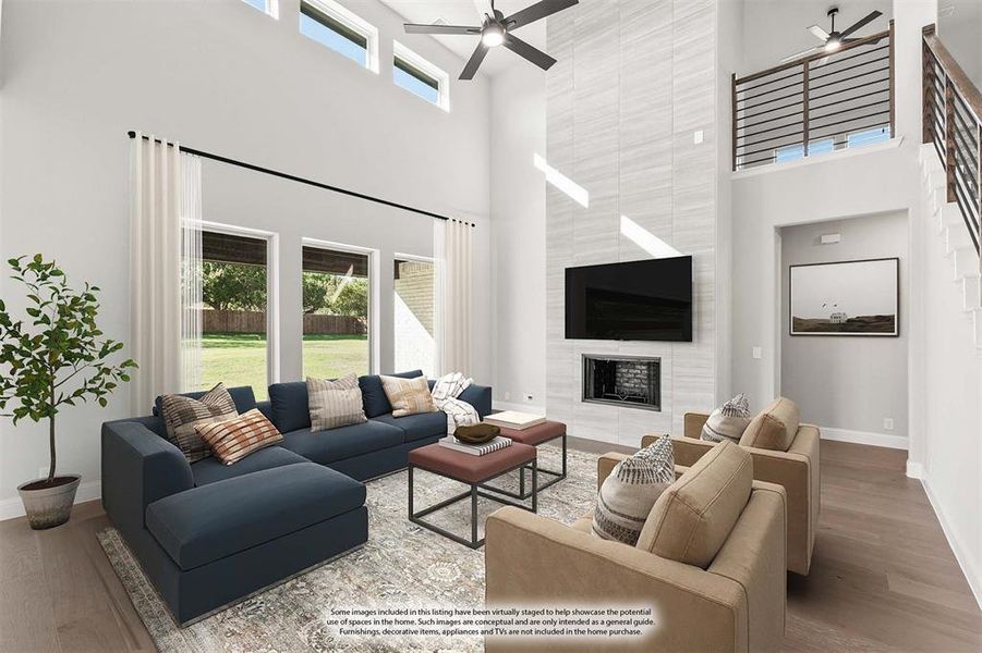 Furnished interior view inside a new home in Crystal Lake Estates, Red Oak (Image 12).