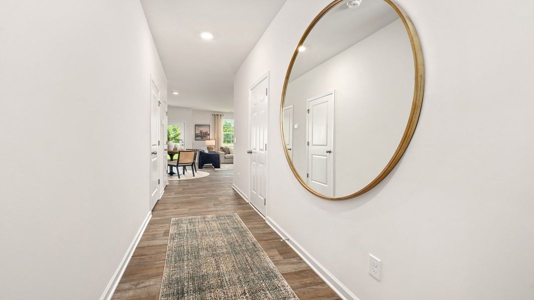 Spacious, unfurnished interior of a new home in North Village Townes, Greensboro (Image 11).