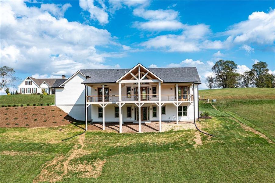 Exterior details and patio area of a home in , Blairsville (Image 38). Exterior details and patio area of a home in , Blairsville (Image 38).